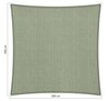 Premium schaduwdoek 3x3m vierkant waterdoorlatend Moonstone Green