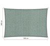 Premium schaduwdoek 4x5m rechthoek waterdoorlatend Country Blue