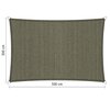 Premium schaduwdoek 3x5m rechthoek waterdoorlatend Desert Storm