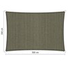 Premium schaduwdoek 2x3m rechthoek waterdoorlatend Desert Storm