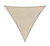 Schaduwdoek waterdicht HDPE driehoek 5x5x5 zandkleur