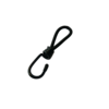 Elastiek met haak 6mm 13 cm