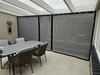 Verandadoek Cool Grey | *breed 303cm x hoog 185cm | Compleet met 2 ritsen