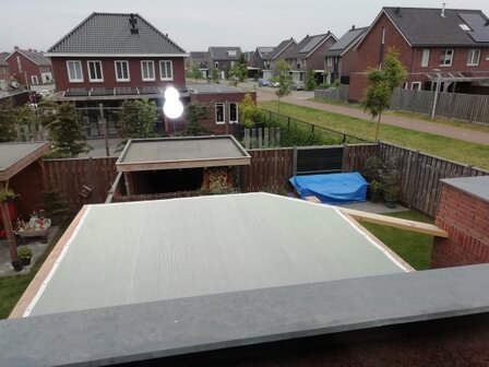 Veranda/winddoek basic tot 100cm breed x 240cm hoog  