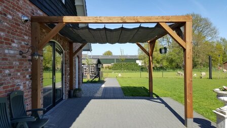 Wave-sail/Harmonicadoek standaard breed 290cm x lang 600cm