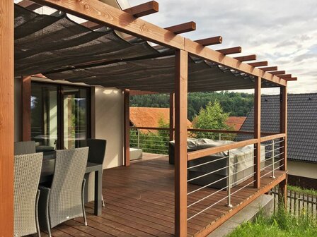 Wave-sail/Harmonicadoek standaard breed 290cm x lang 600cm