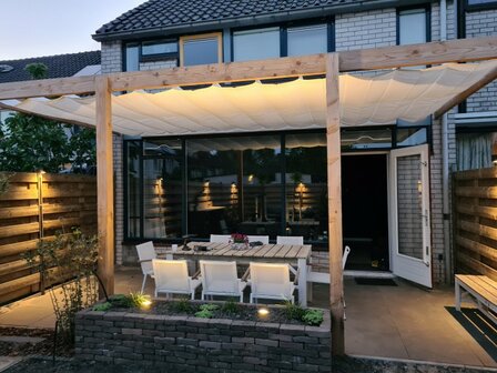 Wave-sail/Harmonicadoek standaard breed 290cm x lang 600cm