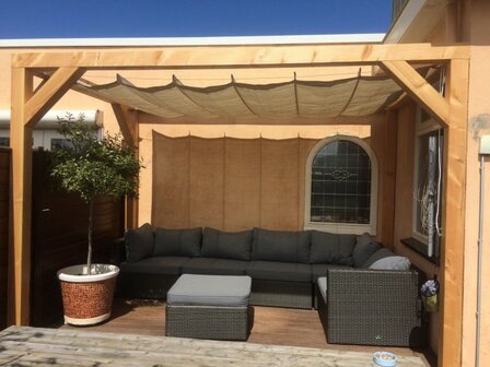 Wave-sail/Harmonicadoek standaard breed 290cm x lang 600cm