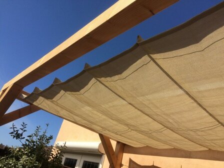 Wave-sail/Harmonicadoek standaard breed 290cm x lang 600cm