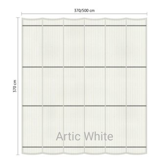 Wave-sail/Harmonicadoek standaard breed 370cm x lang 370cm