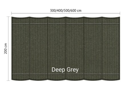 Wave-sail/Harmonicadoek standaard breed 200cm x lang 500cm