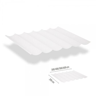 Wave-sail/Harmonicadoek standaard breed 290cm x lang 300cm