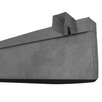 Beschermhoes harmonicadoek 200cm breed