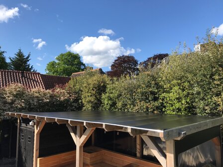 Dakzeil zwart 397cm x 250cm 