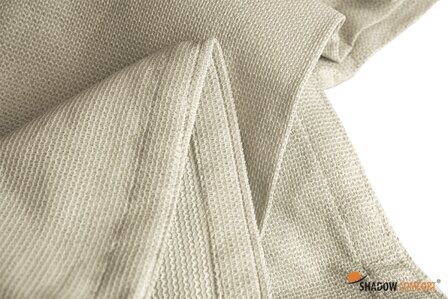 Schaduwdoek 3x5m rechthoek waterdoorlatend Mystic Sand 