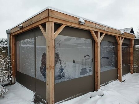 Verandazeil breed 300cm x hoog 200cm