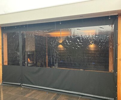 Verandazeil breed 300cm x hoog 200cm