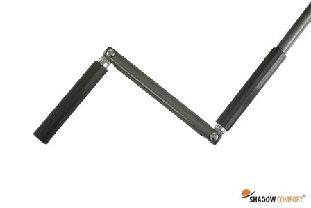 Rolgordijn voor buiten 0,98x2,40m (BxH) Cool Grey