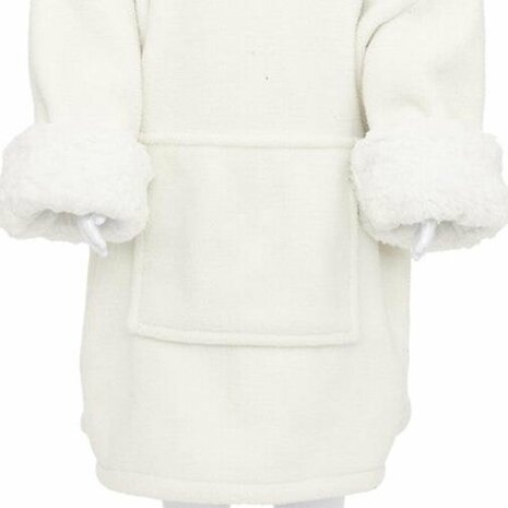 Snuggle hoodie voor kids | schaap | kleur wit met oortjes