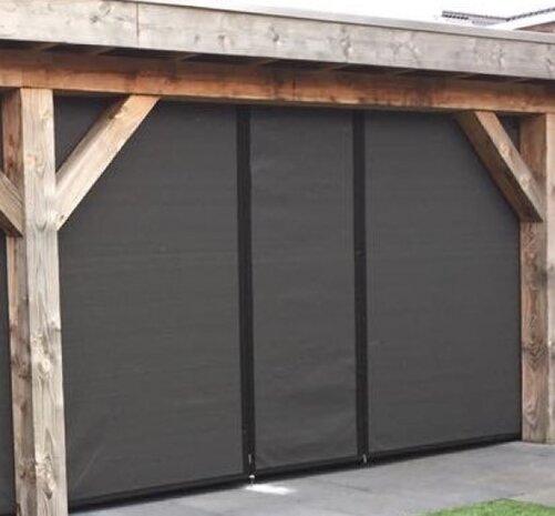 Veranda/winddoek EXCLUSIEF tot 200cm breed x 220cm hoog  