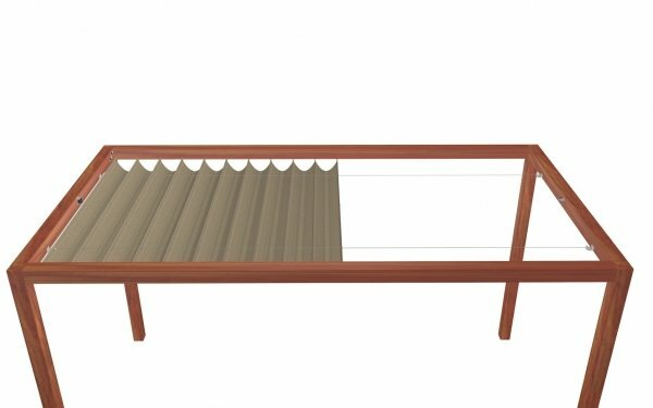 Wave-sail/Harmonicadoek standaard breed 290cm x lang 600cm
