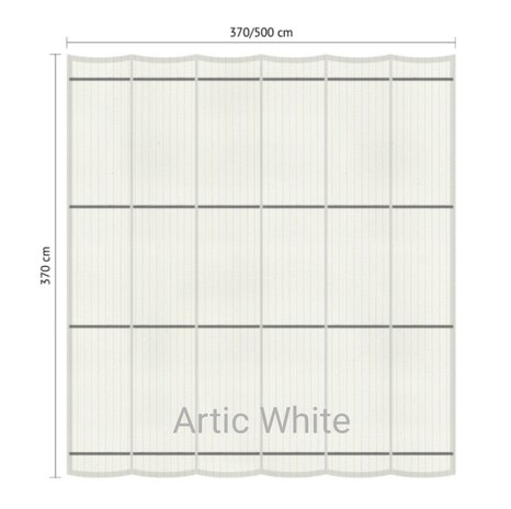 Wave-sail/Harmonicadoek standaard breed 370cm x lang 370cm
