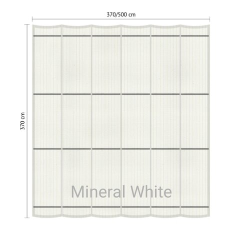 Wave-sail/Harmonicadoek standaard breed 370cm x lang 500cm