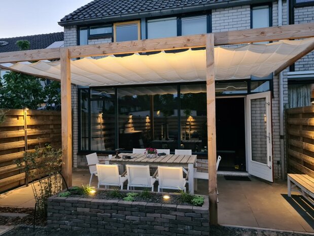 Wave-sail/Harmonicadoek standaard breed 200cm x lang 500cm