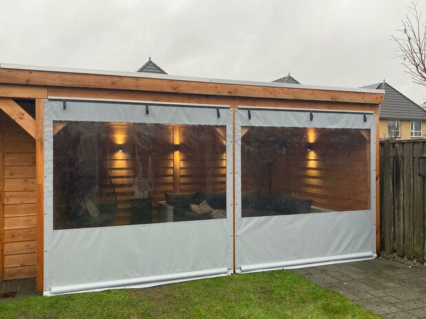 Verandazeil breed 300cm x hoog 180cm