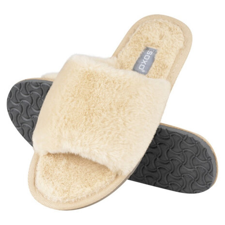 SOXO Pantoffel bont Beige 37-38