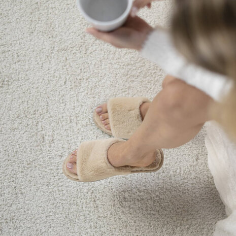 SOXO Pantoffel bont Beige 39-40