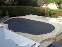 280 gram Maatwerk waterdoorlatend zwembaddoek 280 gram Maatwerk waterdoorlatend zwembaddoek