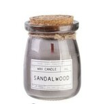 Geurkaars met houten lont Sandelhout Geurkaars met houten lont Sandelhout