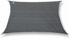 zonnedoek hanSe waterafstotend 300x500cm grafiet rechthoek zonnedoek hanSe waterafstotend 300x500cm grafiet rechthoek