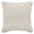 Macramé kussen 40x40cm beige Macramé kussen 40x40cm beige