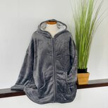 Snuggle hoody met ritssluiting