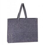Vilten tas donkergrijs 40x30x9cm Vilten tas donkergrijs 40x30x9cm