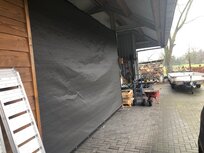 Veranda doek schuifsysteem budget  B480xH300cm