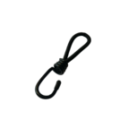 Elastiek met haak 6mm 13 cm