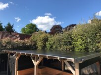 Dakzeil zwart 397cm x 250cm 